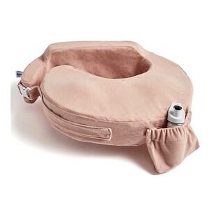 My Brest Friend Bobby Pillow with Pink Plush Slipcover New Adjustable Strap